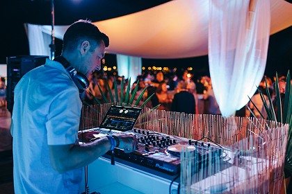 DJ performing at corporate event Cannes Lions
